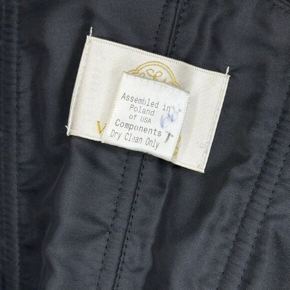 Vera Wang LBD Little Black Dress Satin Strapless Mini A-Line Dress Sz 6 - Picture 5 of 5